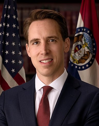 What did Josh Hawley do in the Senate that made him widely known?