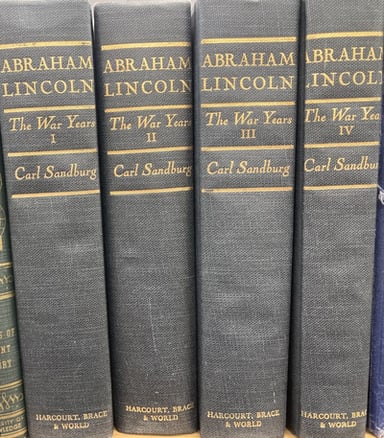 Which poetry collection did Sandburg publish in 1920?