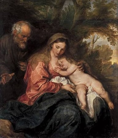 Who was Van Dyck's father?