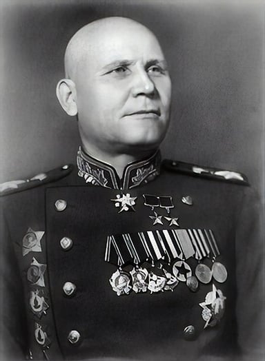 What was Konev's rank in the Soviet Union?