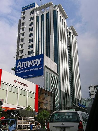 What is Amway's main business model?