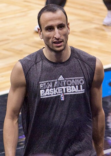 What was Ginóbili's jersey number with the Spurs?