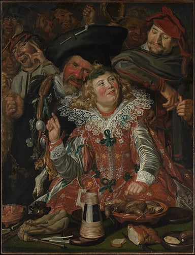 How is the mood usually described in Frans Hals' works?