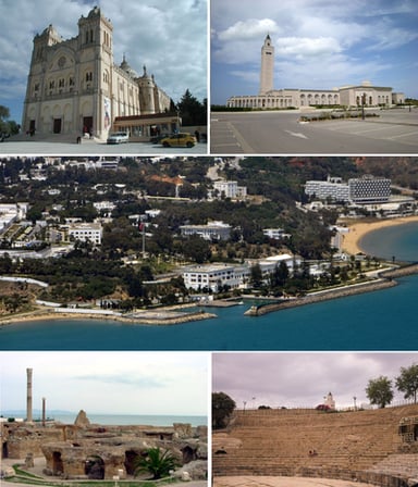 In which modern-day country is the archaeological site of Carthage located?