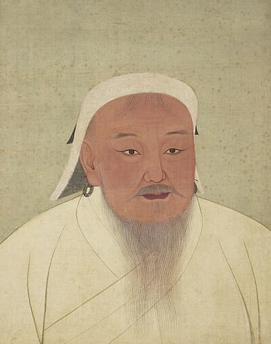 Which city did Genghis Khan establish as the capital of the Mongol Empire?