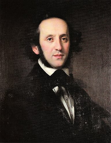 When did Felix Mendelssohn die?