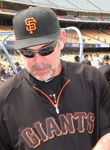 Besides being a manager, what position did Bruce Bochy play during his playing career?