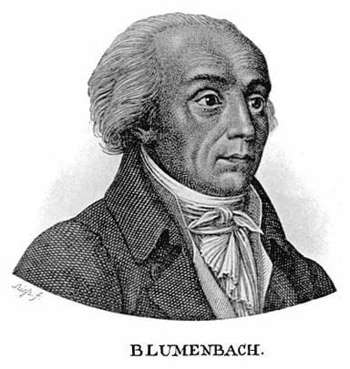 What was Johann Blumenbach's profession?