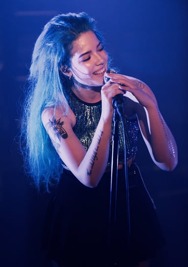 Which of Halsey's songs was certified 14× Platinum by the RIAA?