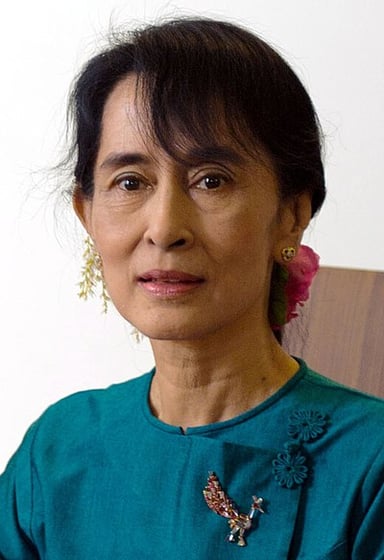 What is/was Aung San Suu Kyi's political party?