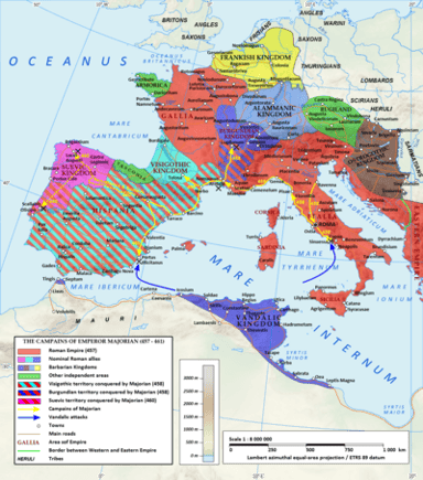 What event in 800 AD marked a new imperial line in Western Europe?