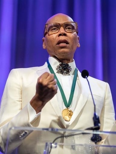 In what year was RuPaul included in the annual Time 100 list of the most influential people in the world?