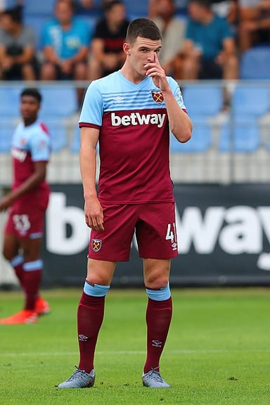 What position does Declan Rice play?