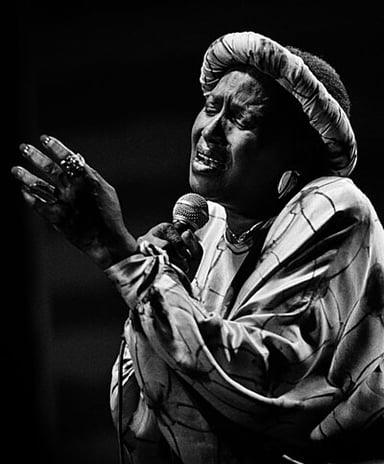At what age did Miriam Makeba start her professional singing career?