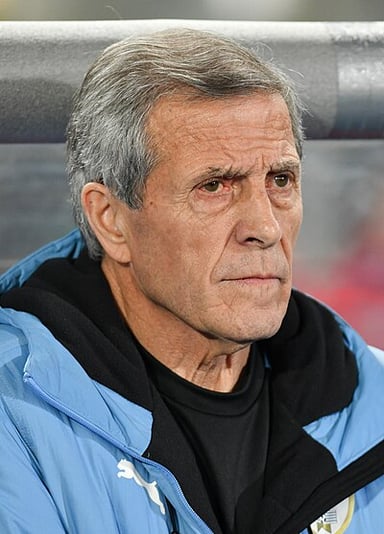 Óscar Tabárez is ranked what in most games at the Copa América?