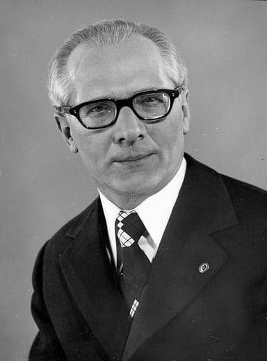 What was the name of the East German parliament during Honecker's rule?