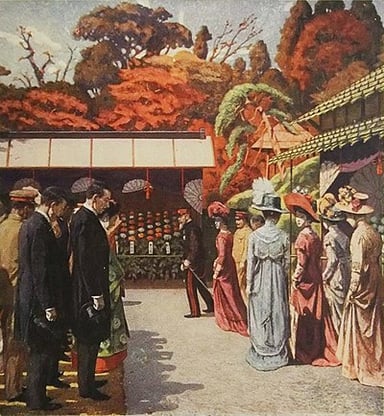 How many domains was Japan divided into at the time of Emperor Meiji's birth?