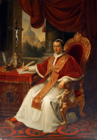 Where was Pius IX during his time as a "prisoner"?