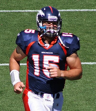 Who did Tim Tebow replace as QB during Denver Broncos 2011 season?
