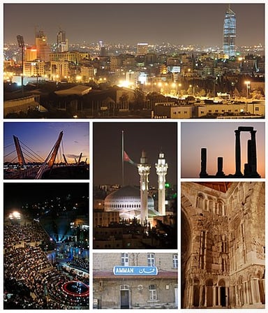 Which ancient civilization rebuilt Amman and renamed it "Philadelphia"?