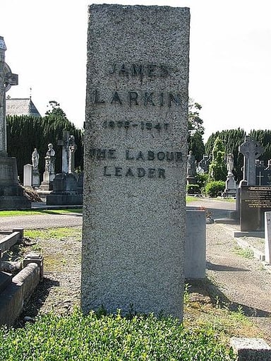 Which major strike involved James Larkin in Belfast in 1907?