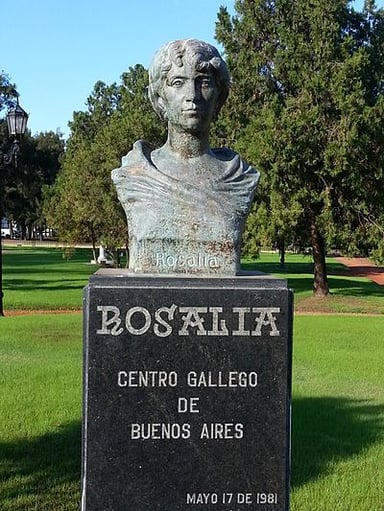 When was Rosalía de Castro born?