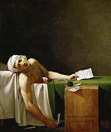 What was Marat doing during the beginning of the Reign of Terror?
