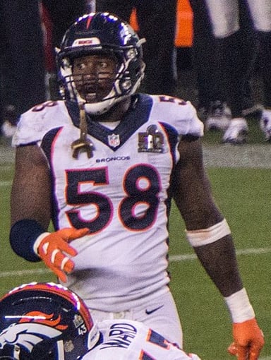 Which position does Von Miller play in American football?