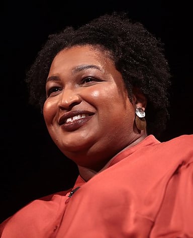 What political party does Stacey Abrams represent?