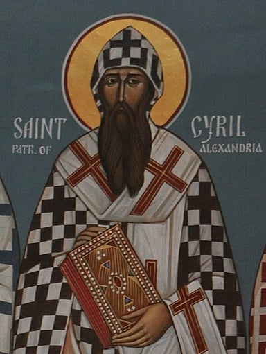 What was Cyril of Alexandria's title within the church?