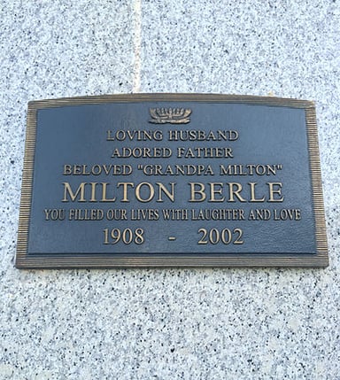 Which medium did Milton Berle not significantly work in?