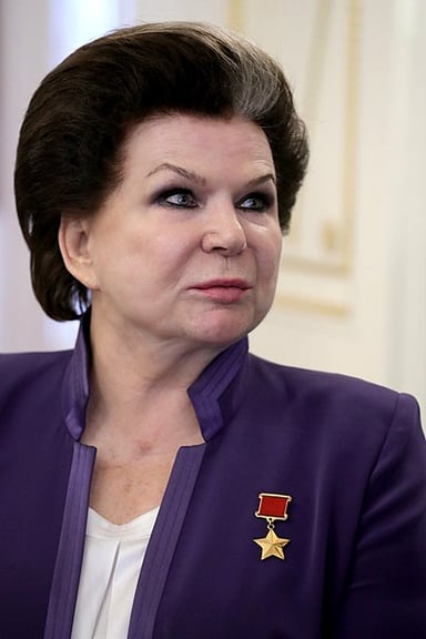 In which year did Valentina Tereshkova retire from the Air Force?