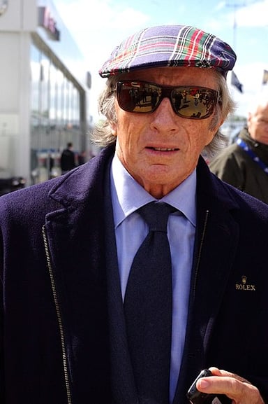 Which company did Jackie Stewart serve as a spokesman for?