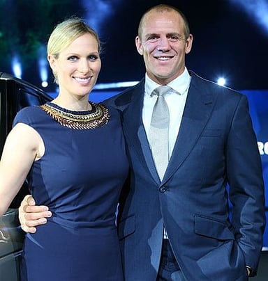 What does OLY mean in Zara Tindall's name?