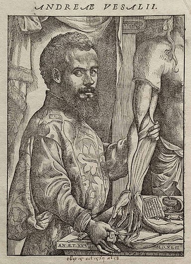 What age was Vesalius when he died?
