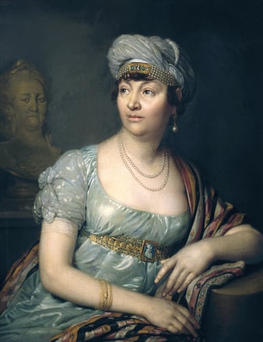 Where did Madame de Staël spend most of her exile periods?
