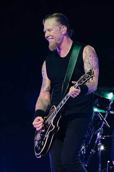 Which instrument does James Hetfield primarily play in Metallica?