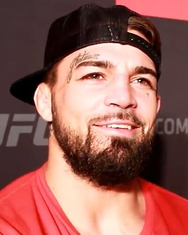 How many times did Mike Perry compete in the UFC?