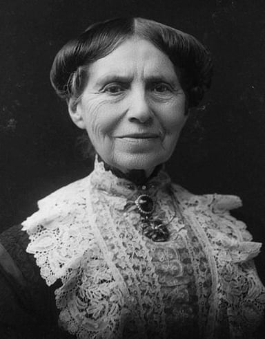 Clara Barton educated herself in which field?