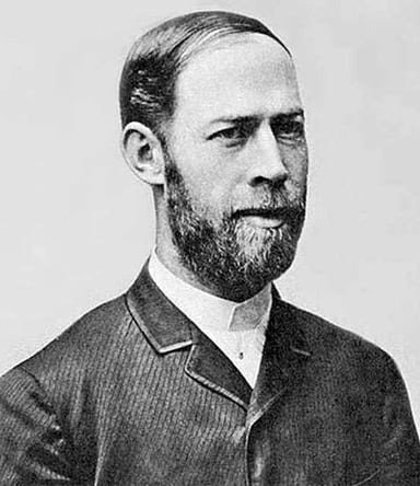 What did Heinrich Hertz prove the existence of?