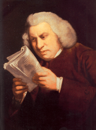 When did Samuel Johnson die?