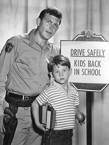 What was Andy Griffith's first television role?