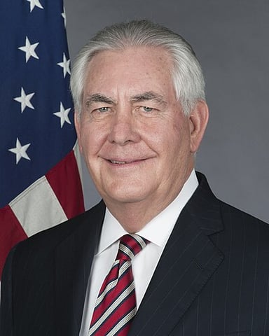 Question 29:How long did Tillerson serve as the CEO of ExxonMobil?
