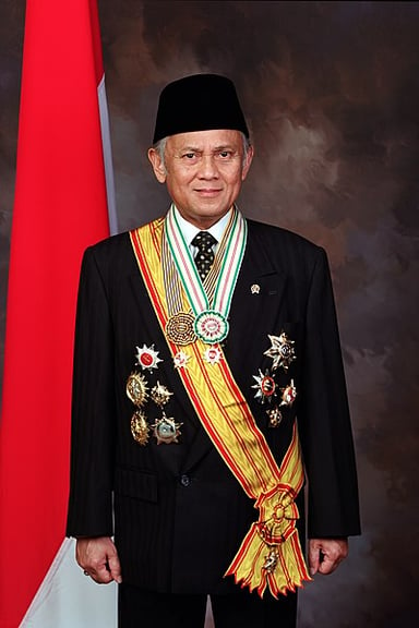 What did B. J. Habibie liberalize during his presidency?