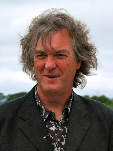 James May once drove a car into the side of a building for what series?