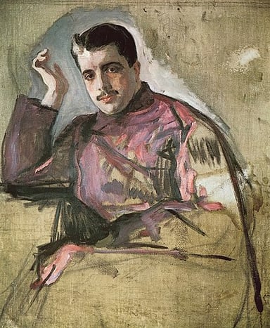 Was Diaghilev involved in patron works of art?