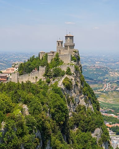 Which famous racing event takes place near the City of San Marino?