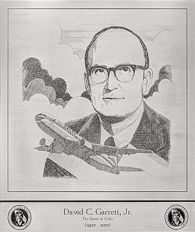 How long did David C. Garrett Jr. serve as the CEO of Delta Air Lines?