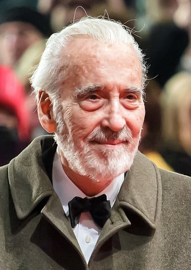 What genre of music did Christopher Lee record in his later years?