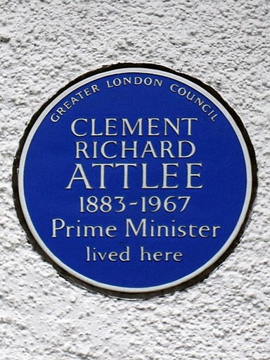 Which branch of the military did Clement Attlee serve in?